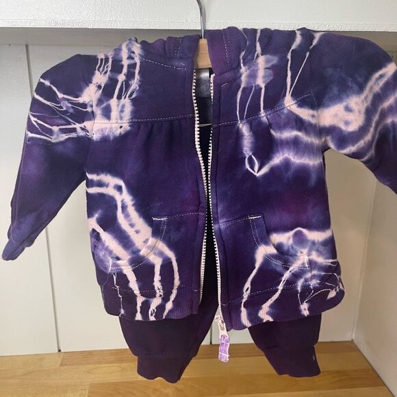 4- full outfits Hand dyed new baby girl outfit set - Picture 8 of 13